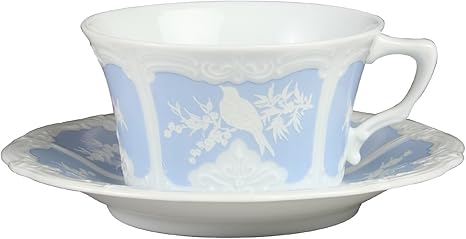Amazon 生活劇場 Tearoad5000 春告鳥 珈琲紅茶兼用カップ ソーサー ブルー Ma 2106 11 カップ ソーサー オンライン通販