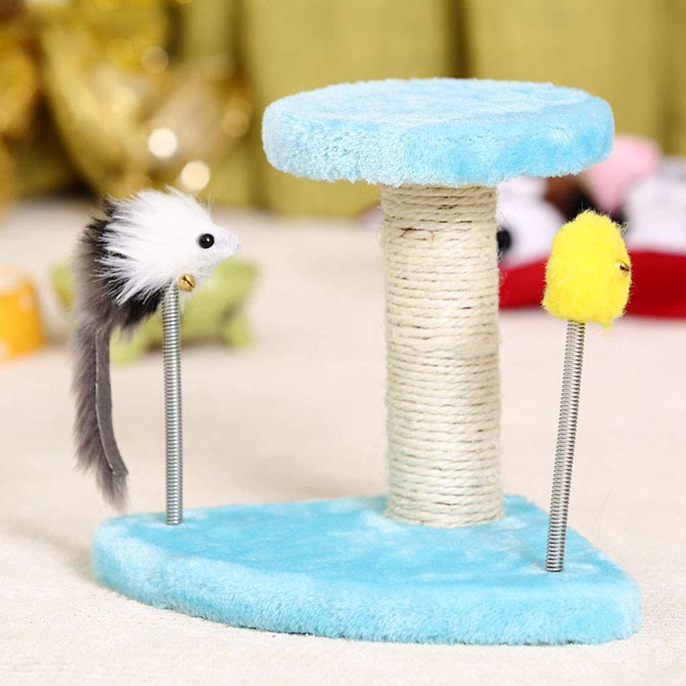 Arbre à chat sisal avec griffoir et planche à jouets pour grand chat