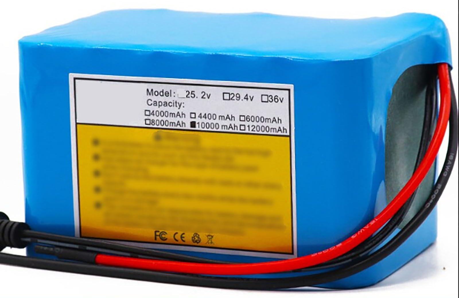 Batterie De Vélo Électrique 24V 29.4V 10Ah Ebike Batterie 7S4P Haute Puissance Batteries avec Chargeur Et BMS pour Moteur De Vélo 50W 150W 250W 350W