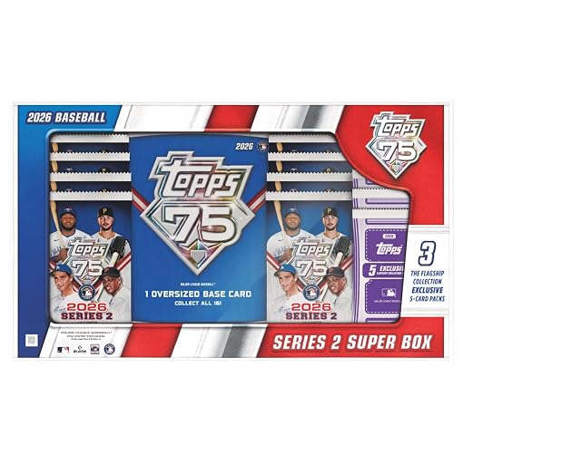 2026 Topps Baseball Series 2 - Juego de cartas coleccionables (3 exclusivas colección insignia y 5 paquetes…