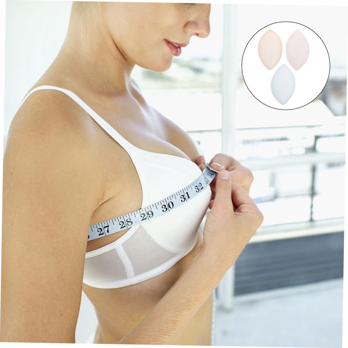 VALICLUD 30pares Almohadillas De Acolchado Para Sujetadores Inserciones De y Duradera De Almohadillas Para Sujetadores Para Deportes Yoga Trajes De Baño y Ropa Casual Aleatorios