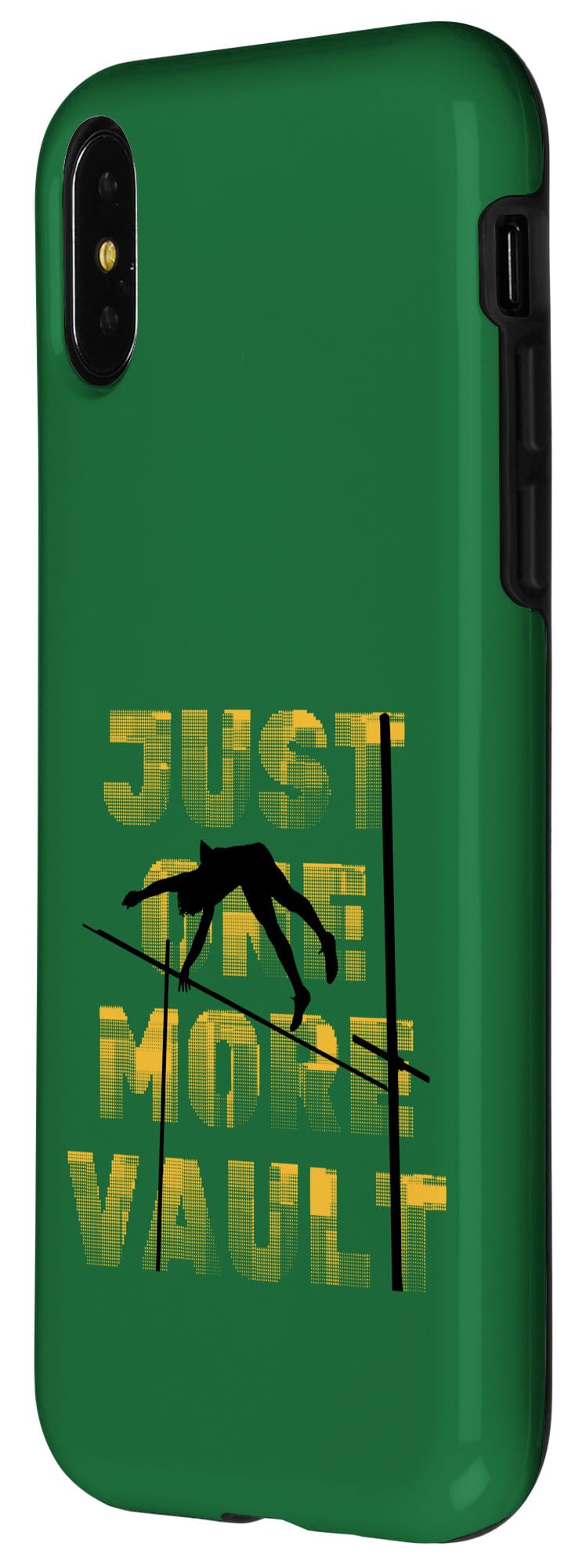 iPhone X/XS JUST ONE MORE VAULT - Fun Pole Vaulting Case - Image 2