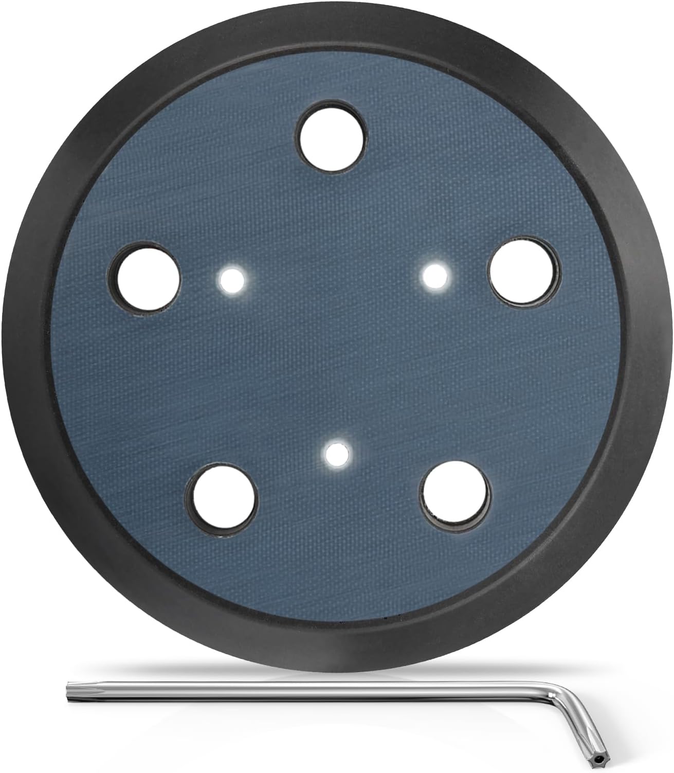 5 Inch 5 Hole Orbital Sander Replacement Pad for Porter Cable 333 333VS Random Orbit Sanders - Hook and Loop Sanding Pad Parts for Porter Cable 13904/13909