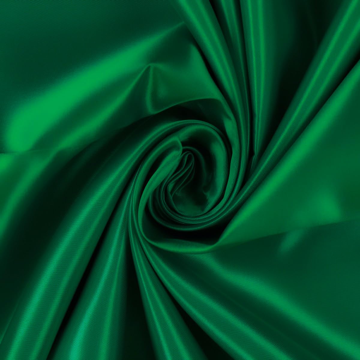 Mondo Tessuti Satin-Stoffpanel – 100 X 150 Cm, Weich & Glänzend, Einfarbig (z.B. Säuregrün)