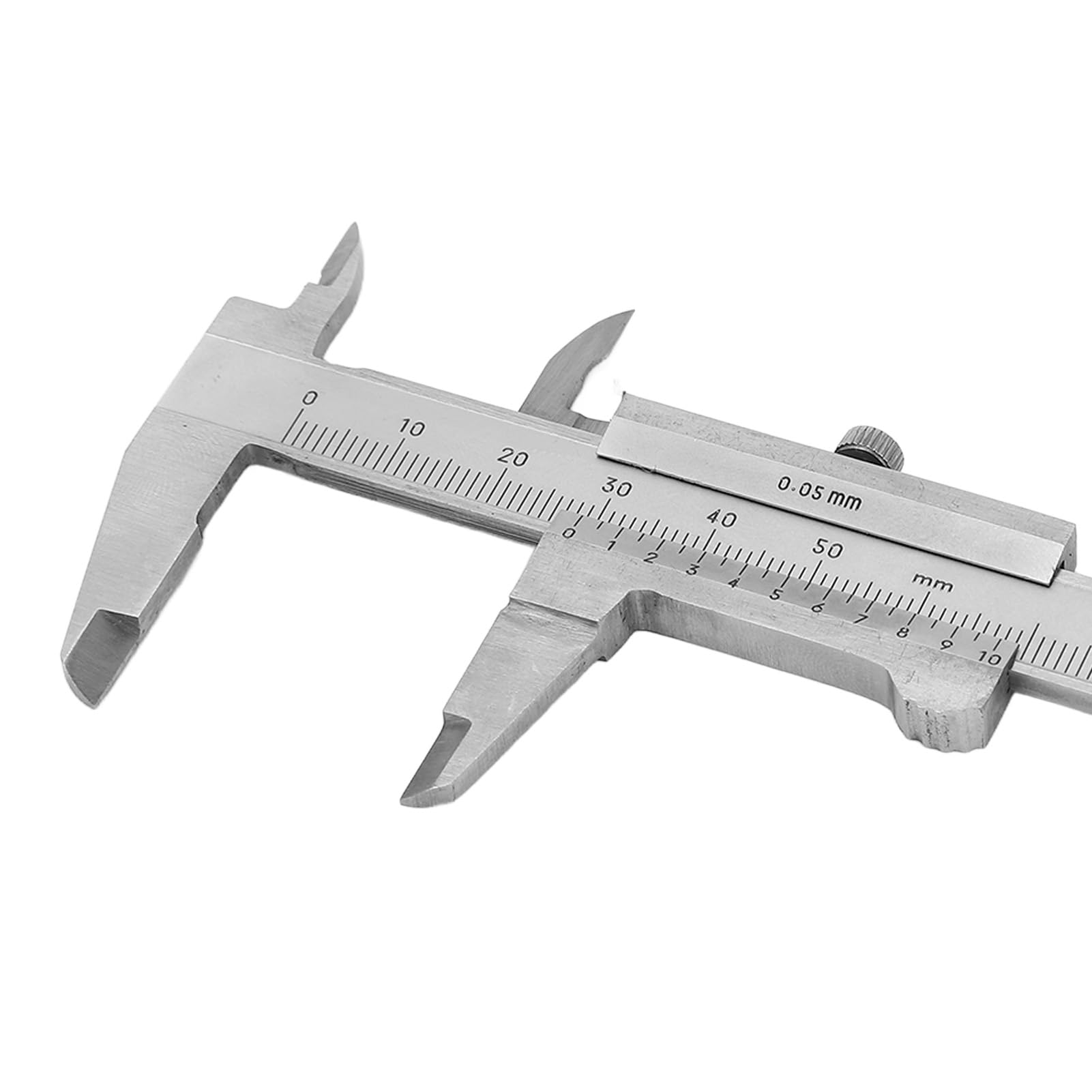 Calibrador Vernier Calibrador de Medición de Acero Inoxidable 0 50 Mm Buena Precisión Escala Dual para Reparación de Relojes de Joyería y Medición de Piezas Pequeñas