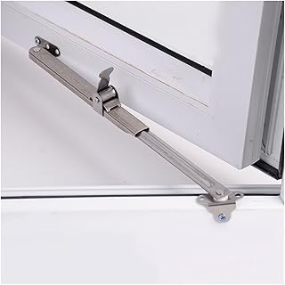 JMORCO Stainless Steel Telescopic Wind Support Window Limiter Angle Controller Gusset Fixed Sliding Support Door and Window Accessories xiaoyu
