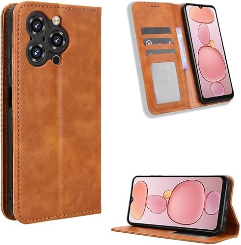 For OUKITEL C69 �P�[�X �蒠�^ �J�o�[PU���U�[ �g�уP�[�X �X�}�z�P�[�X �C�菝�h�~ �ϏՌ� �}�O�l�b�g�� �y�� �S�ʕی� �J�[�h���[ ���u���@�\�Ή� �w��h�~�g�� �u���E�� OUKITEL C3 �Ή�