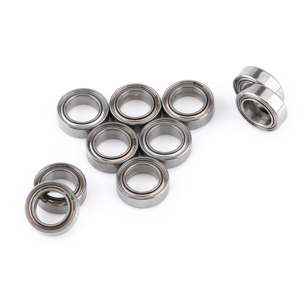 10 sztuk MR85ZZ mini łożyska kulkowe, rowkowe łożyska kulkowe 5x8x2,5mm, zestaw małych łożysk kulkowych, podwójnie ekranowane łożyska kulkowe do drukarki 3D, modelarstwa, quadrocoptera, DIY, tokarek