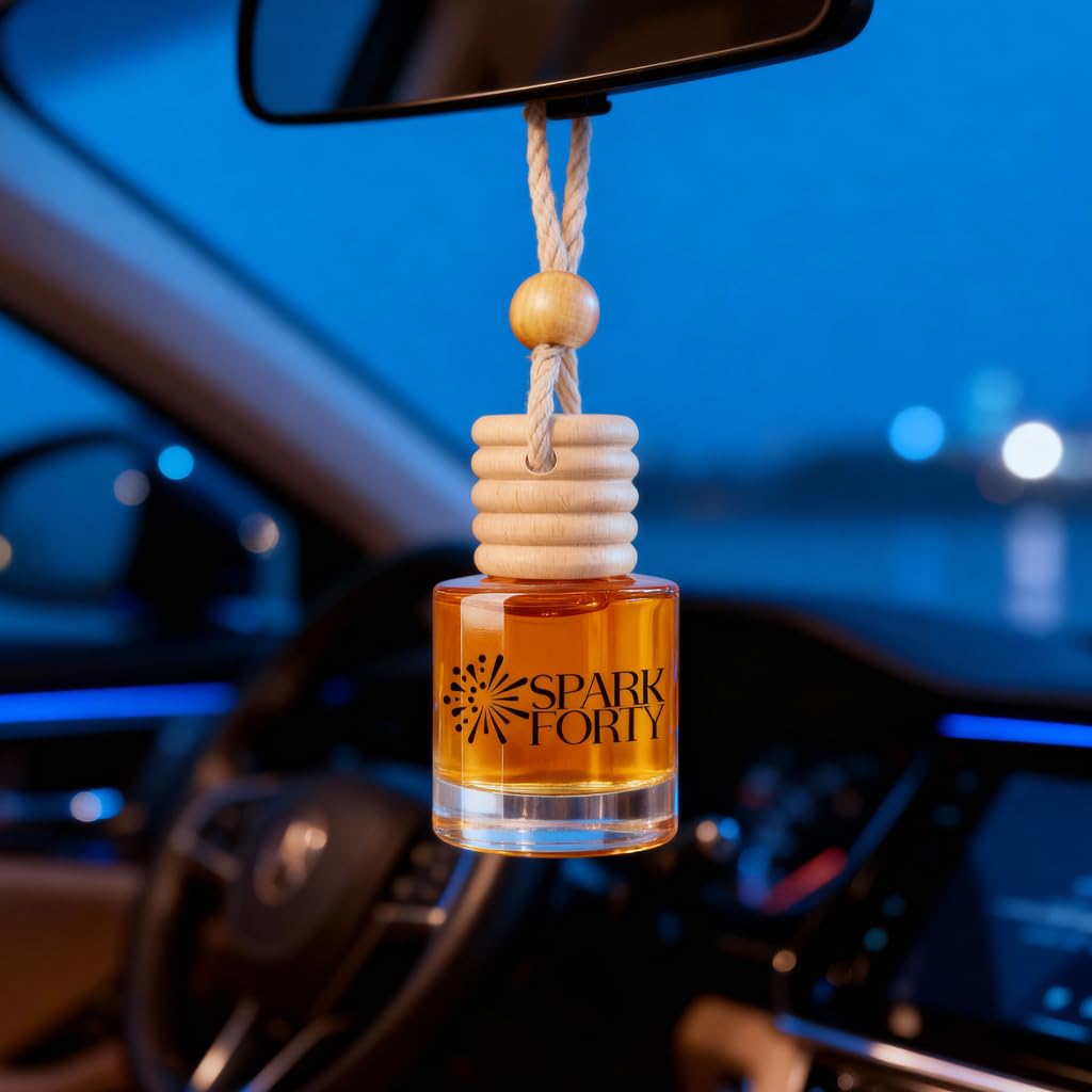 Night Car Perfume Car Air Freshener 30-Day Luxury Hanging Diffuser Cologne Gift Set for Men Women Long-Lasting Essential — view 3