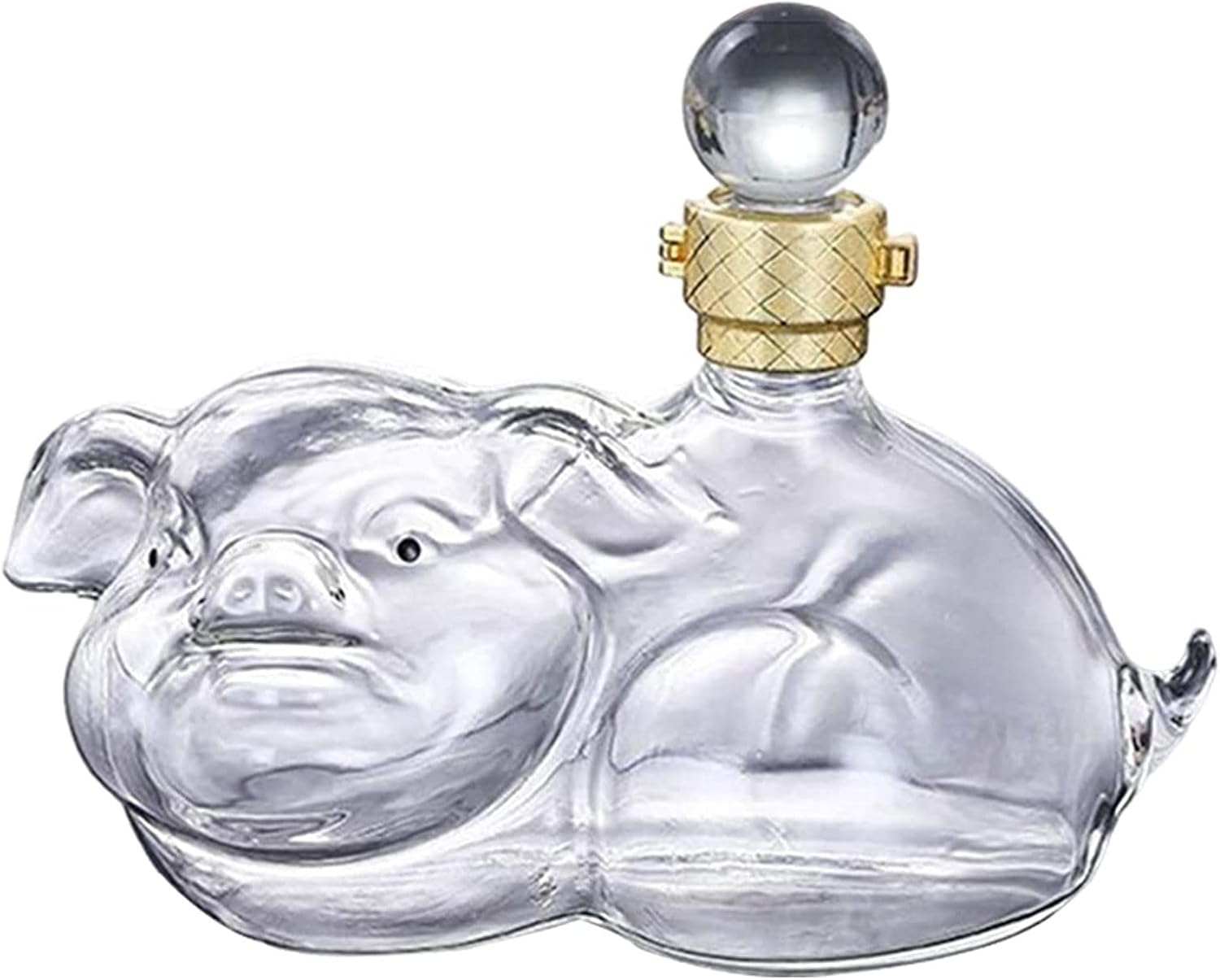 Liquor Pig Shape Whiskey Decanter Animal Chinese Zodiac