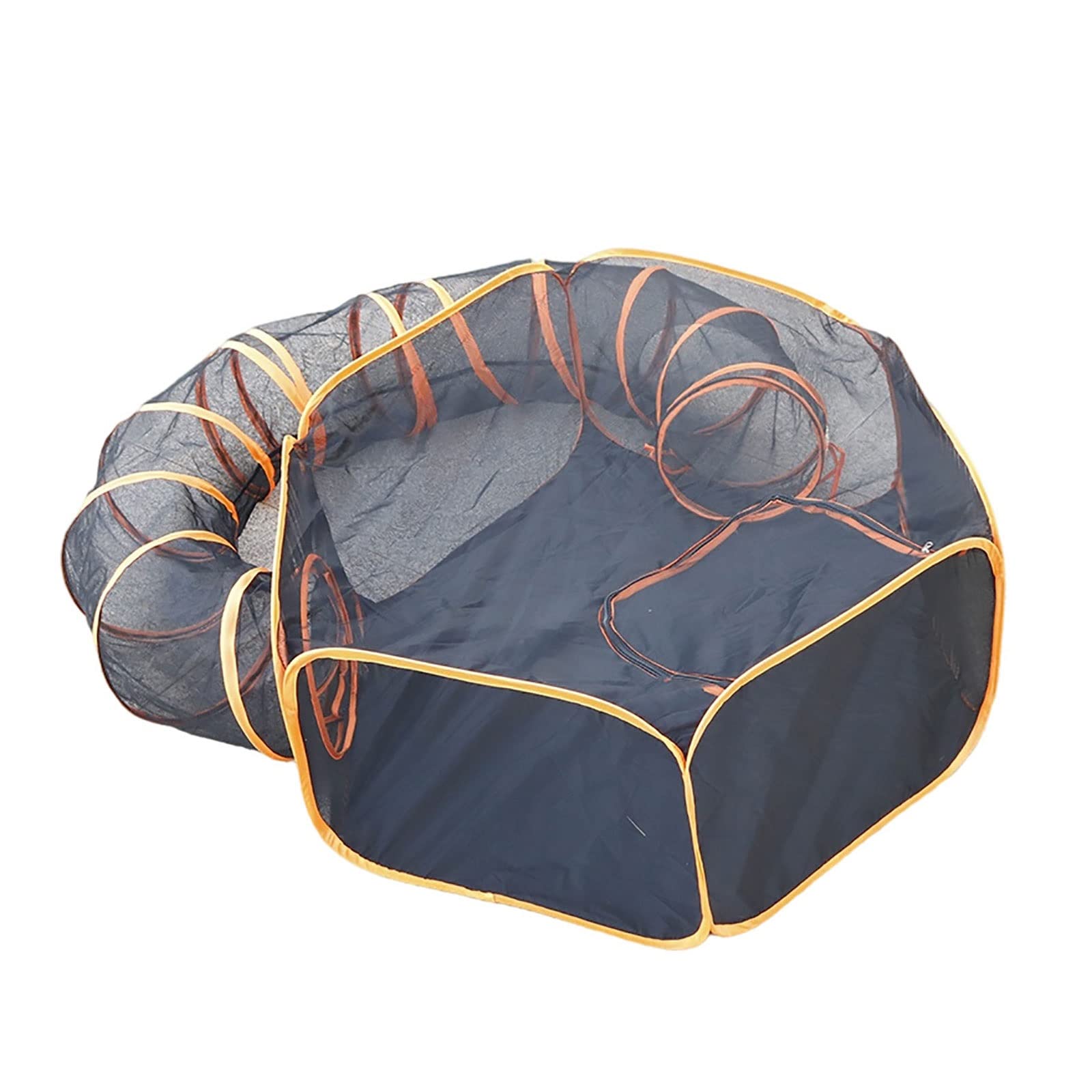 Katzentunnel, Outdoor-Katzengehege, faltbares Katzenzelt, Haustierspieltunnelspielzeug, freier Spleißtunnel, interaktives Spielzeugtunnelrohr für Haustiere, für Welpen, Kätzchen, Kaninchen,