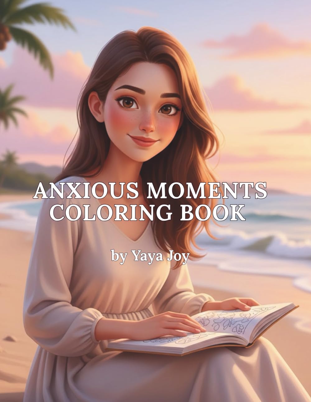 Anxious Moments Coloring Book: Peaceful Lines for Anxiety Relief (Moments of Peace Coloring Series)