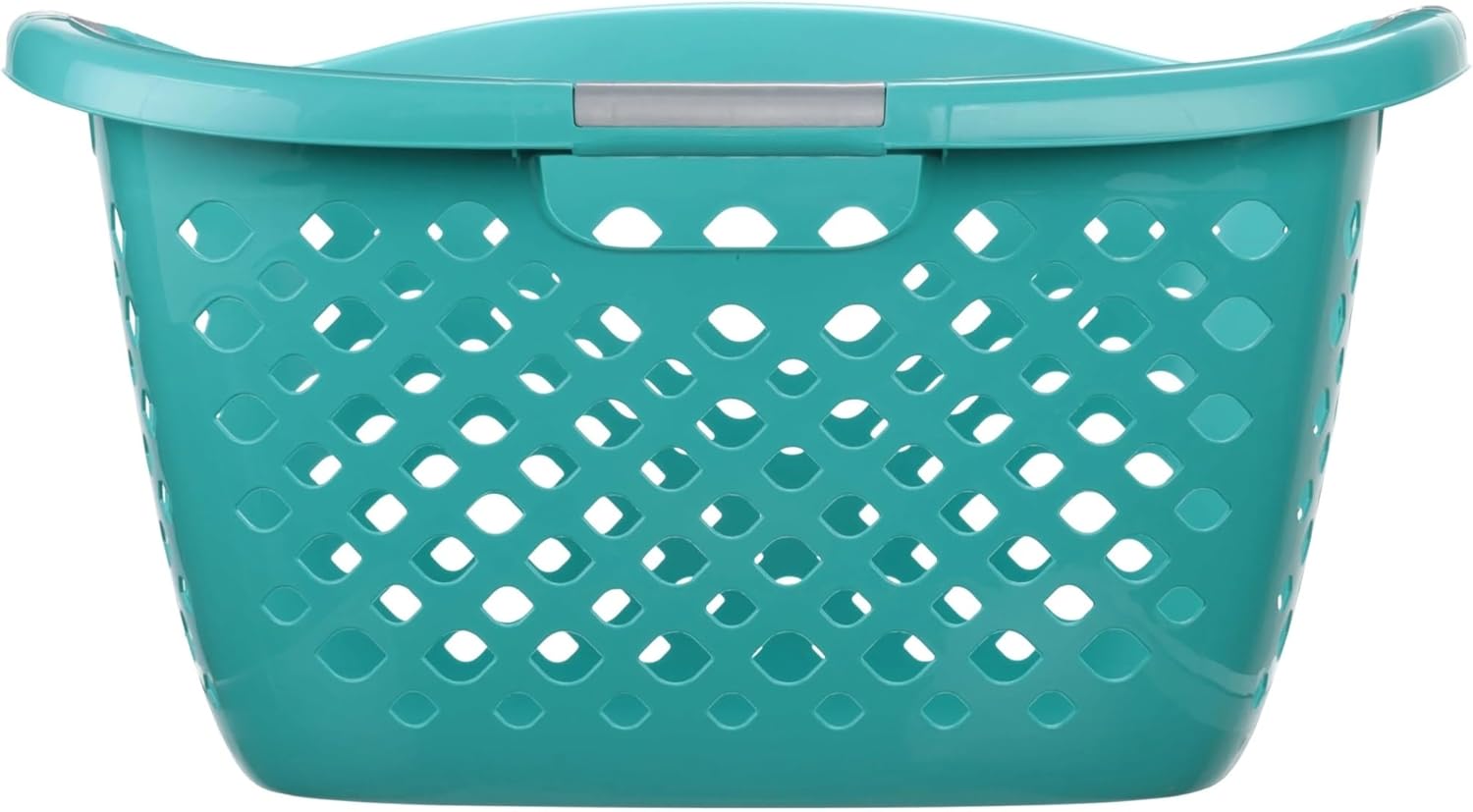 1.8 Bushel Hip Grip Plastic Laundry Basket, Teal, Adult/Tween