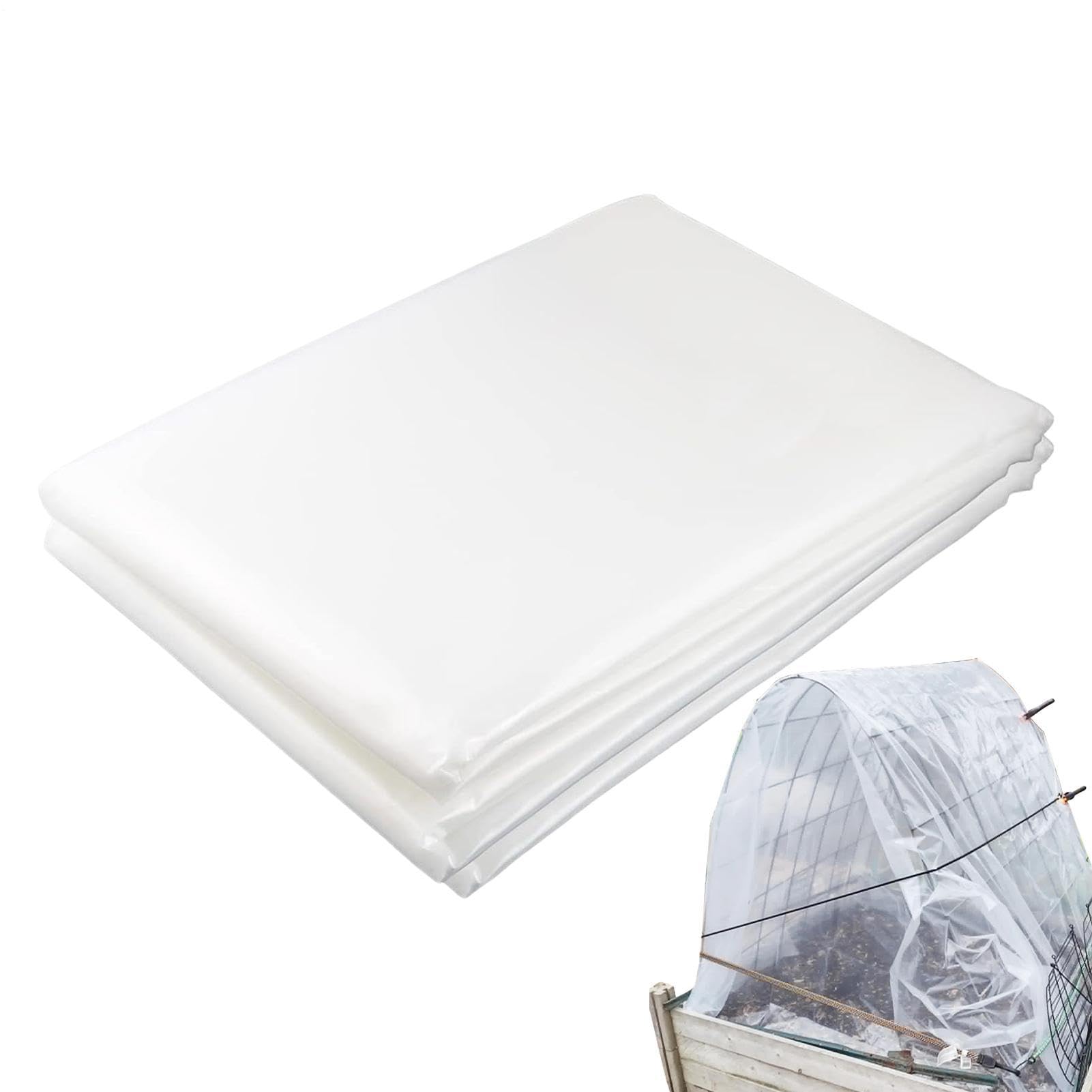 Película impermeable para evitar plantas quemadas por heladas en invernadero exterior