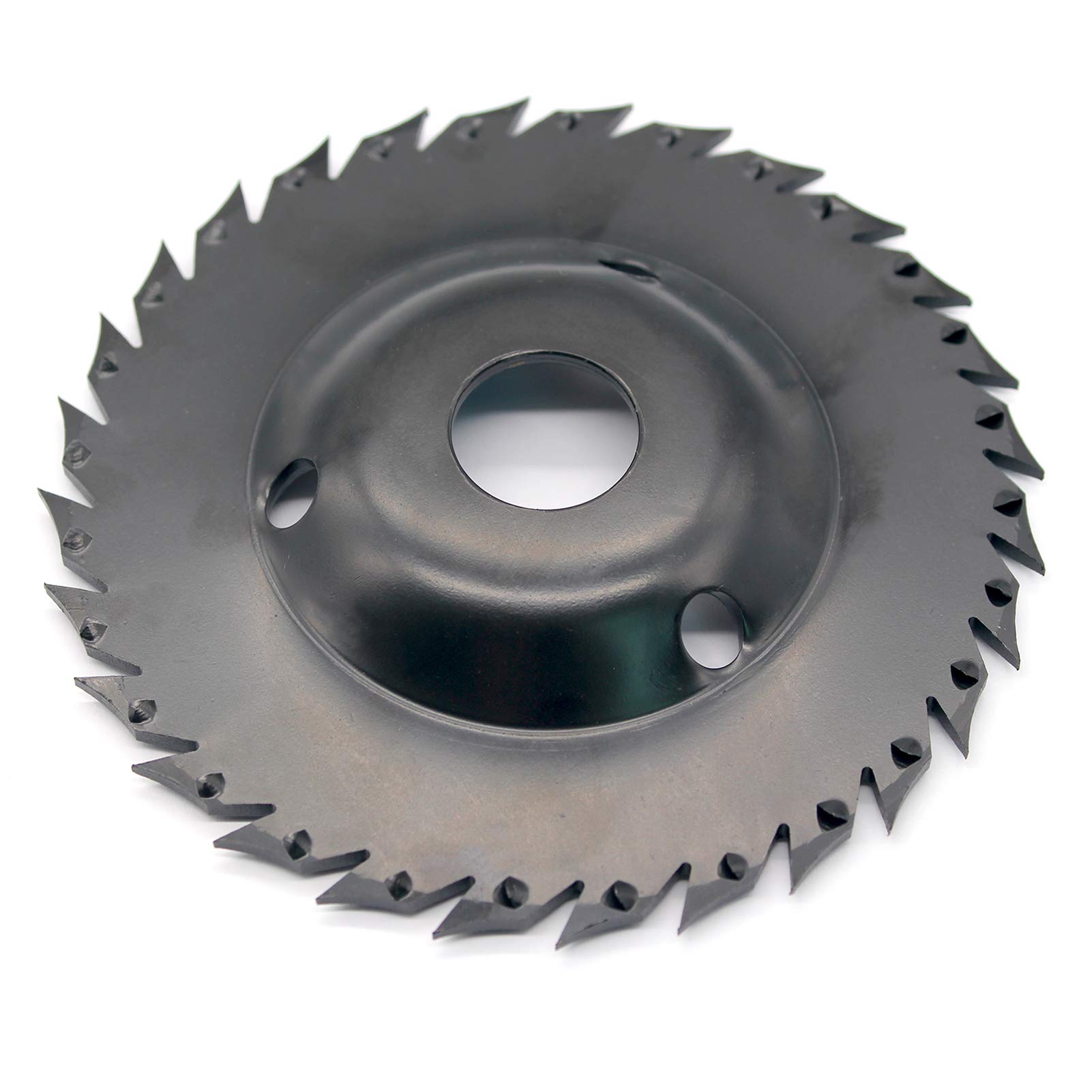 Disco per Intaglio del Legno, 1 Pezzo Dischi Lamellari 28 Denti 4 1/2 per Smerigliatrice Angolare Accessori per Smerigliatrice Angolare con Mola per Legno 28 Denti per
