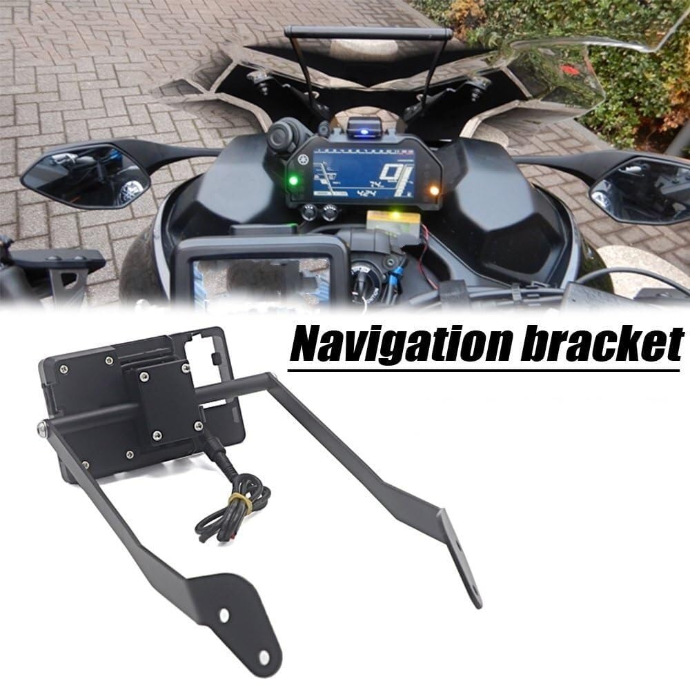Porta Teléfono para Niken 900 2018-2020 para Motocicleta con Soporte para Navegación y Montaje en Barra Delantero Soporte móvil Universal Motocicleta