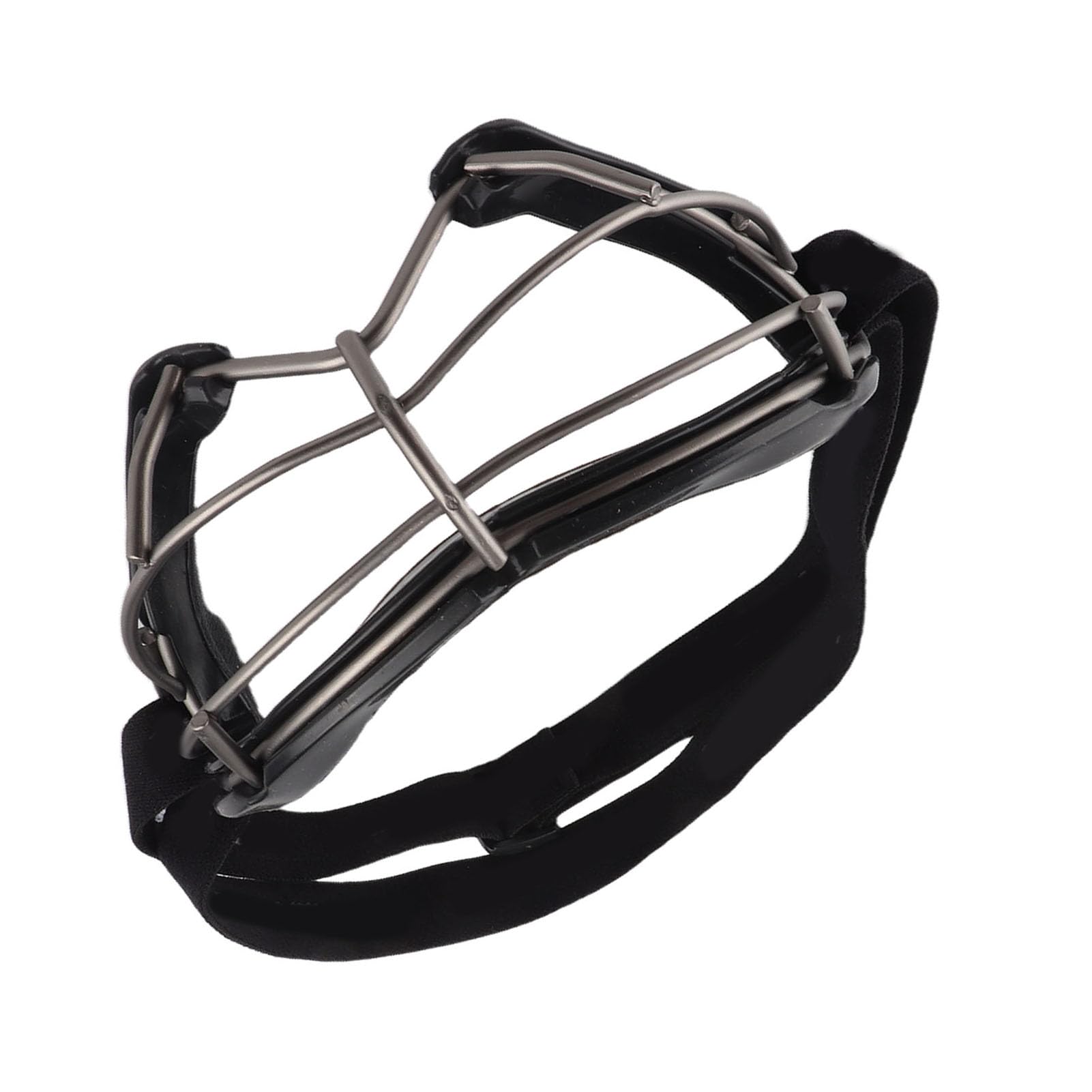 VGEBY Gogle do Lacrosse Silikonowe, Antypoślizgowe Okulary Ochronne z ramką z żelaza ze Stopu Szerokie Pole Widzenia Bezpieczne Dopasowanie dla Kobiet Trening Sportowy Trening Hokejowy Gra na Boisku