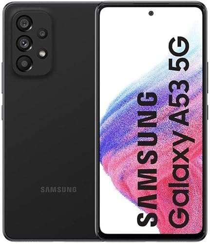 SAMSUNG Galaxy A53 5G 6 GB RAM 128GB クアッド - 64 MP メインカメラ バッテリー: 5000mAh 画面: 6.5 インチ ブラック