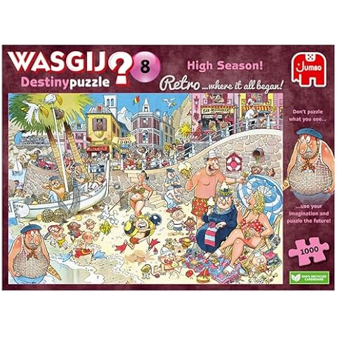Wasgij Retro Destiny 8 High Season Jigsaw Puzzle Cover