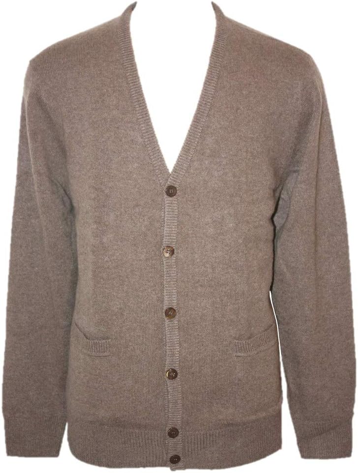 Shephe 4 Ply Men's Cardigan Button Closure Cashmere Sweater