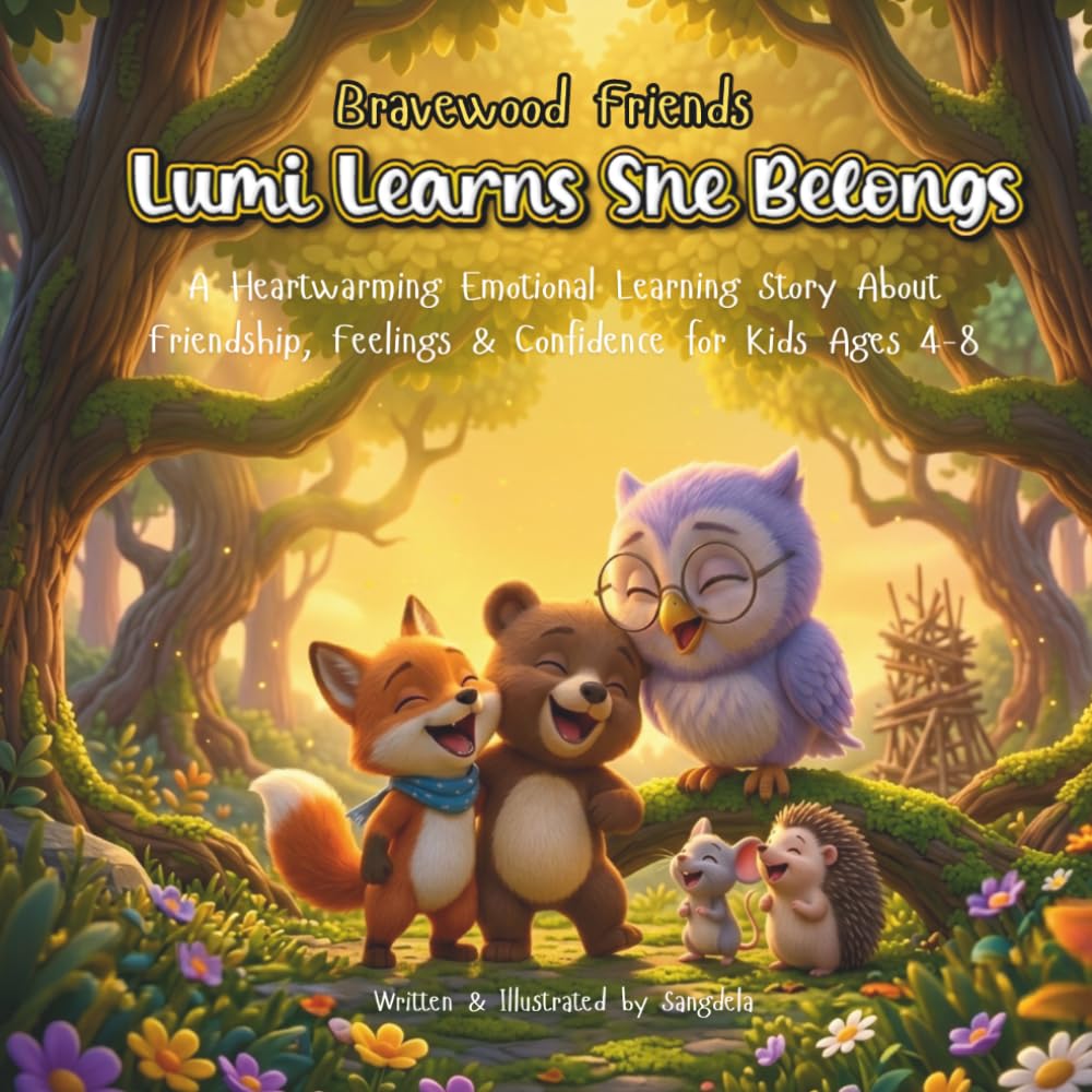 Bravewood Friends: A Social Emotional Learning (SEL) Picture Book for Kids 4-8: Lumi Learns She Belongs: A Heartwarming Story About Friendship, ... Emotional Learning (SEL) Books for Kids)