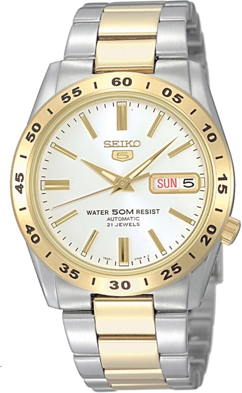 Seiko Reloj automático de Acero Inoxidable para Mujer con Correa de Acero Inoxidable