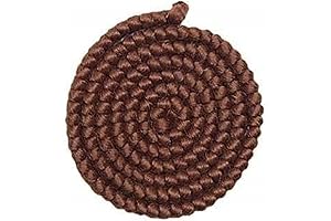 36-inch Dark Auburn Crepe Wool Hair for Crafting Exquisite Beards, Mustaches, and Fake Hair Creations