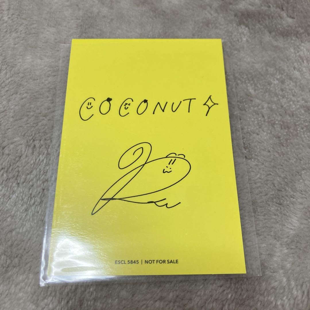 NiziU 直筆サイン 通常盤 CD NiziU coconut 通常盤 CD通常盤 トレカ