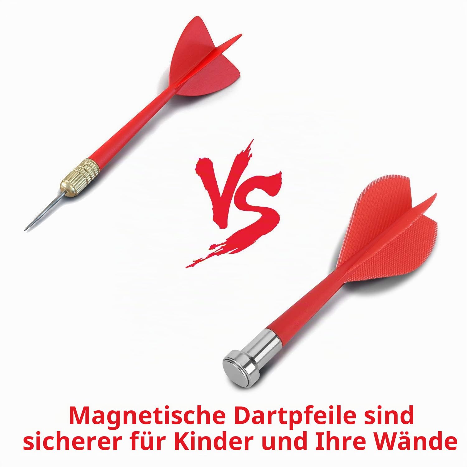 Esjay 45,7 cm Magnetisches Dartscheibenset, sicheres Dartspiel für Kinder ab 8 Jahren, Junge Spielzeug Geschenk für drinnen und draußen mit 12 Darts, doppelseitige Dartscheibe