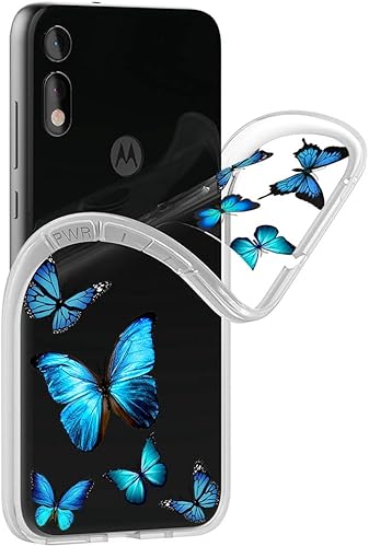 Miniatura 2 de Funda de teléfono para Moto E 2020, Motorola E 2020 para niñas y mujeres, transparente, delgada, a prueba de golpes, suave y flexible, funda