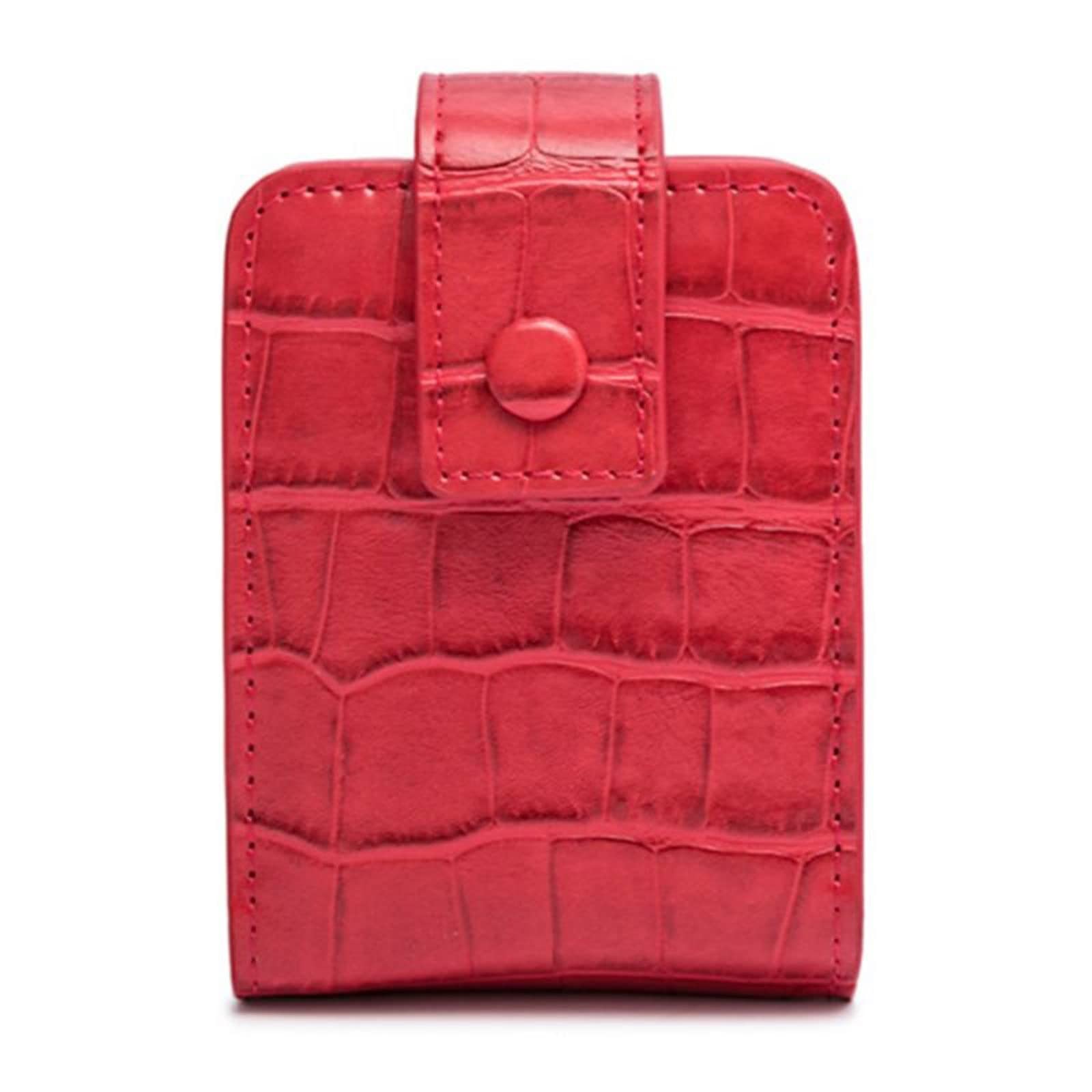 Torba do makijażu szminka kosmetyczka z lustrem damska podróżna kosmetyczka mini organizer etui do przechowywania, Jeden kolor, Jeden rozmiar