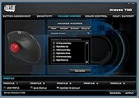 Vista 7 de Adesso iMouse T30 Wireless Ergonomic Thumb Trackball Mouse with Nano USB Receiver, Programmable 7 Button Design, and 5 Level DPI Switch, Black