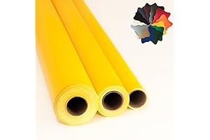 54" Yellow Tarp Sold by the Yard - Durable, Waterproof & Tear-Resistant
