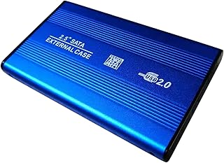 Hard Drive USB2.0 HDD Enclosure Case 2.5inch USB2.0 to HDD Hard Drive Box Storage Enclosure Box for Desktop Hard Drive Case Hard Disk Enclosure Laptop Hard Drive Enclosure Metal Hard Drive