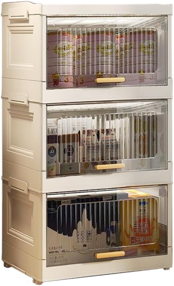 Amazon.com - Simcat Plastic Storage Bins with Lids Stackable Storage ...