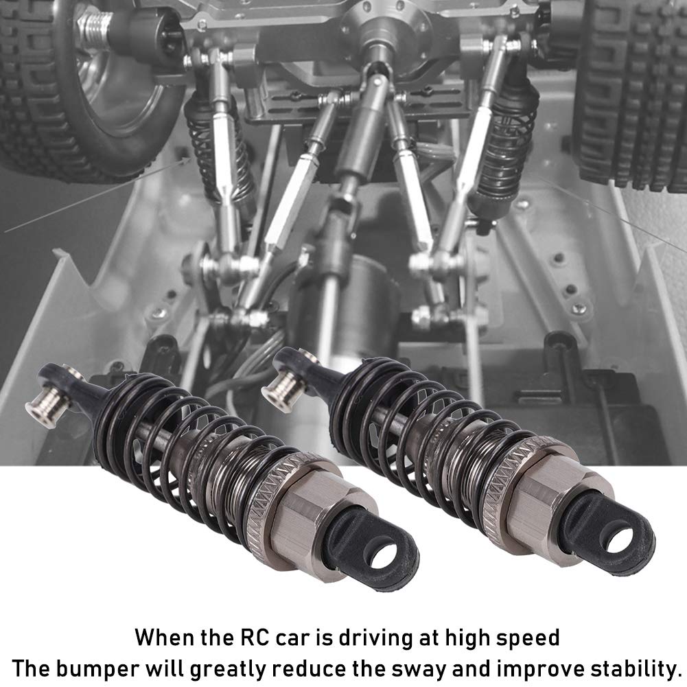 Vbestlife Metall-Stoßdämpfer-Set Für RC-Modelle MN-D90, MN-99, MN-91, FJ-45 – 4 Stück Mit Federn & Schrauben, 62mm Länge
