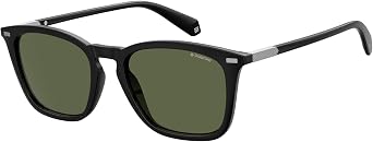 Polaroid mens Casual Rectangular Sunglasses