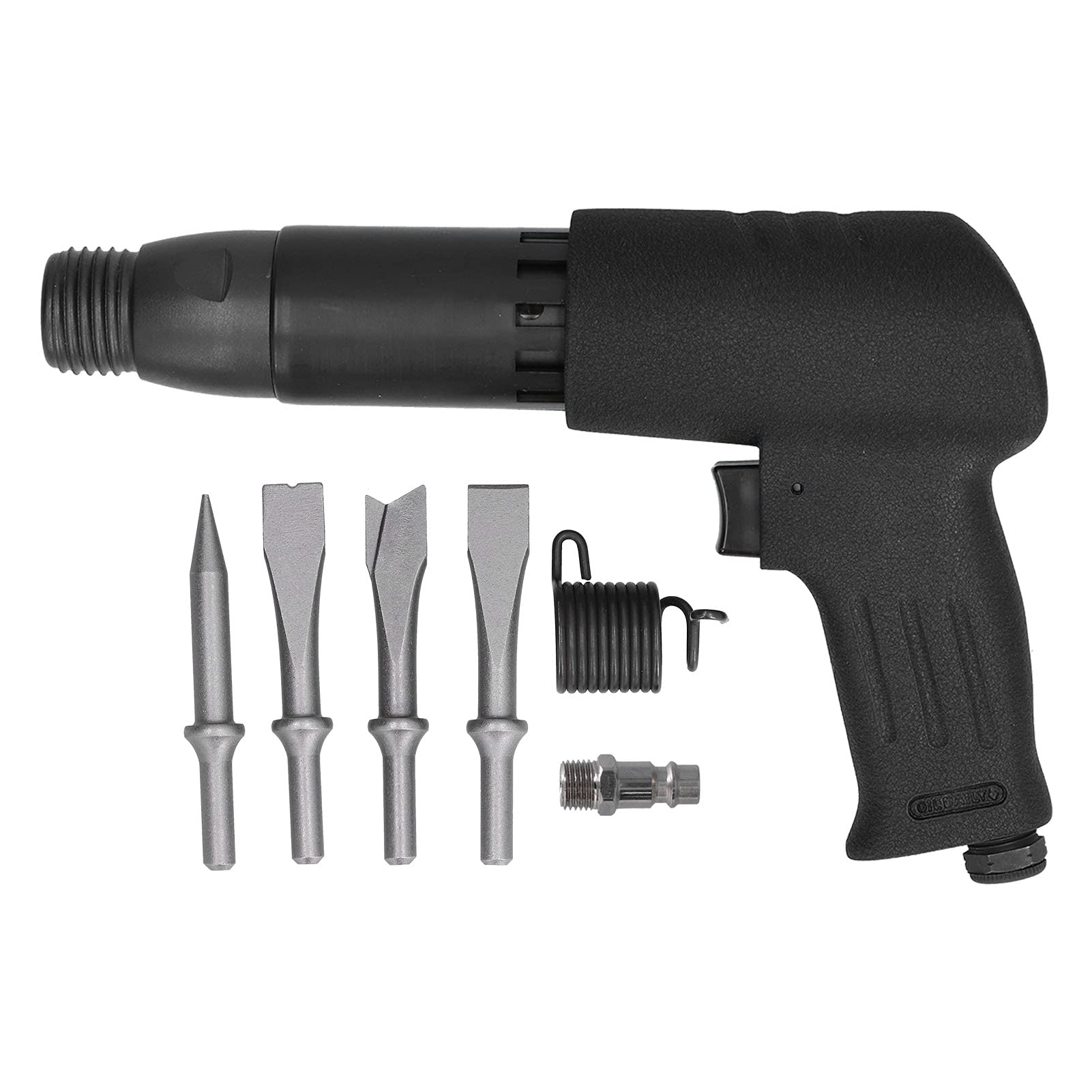 Pissente Młotek Pneumatyczny Łopata Dłuto Pneumatyczne ze Stali Stopowej KP 767 2100 BPM 10 Mm Uchwyt łopaty 6,2 Kg Cm2 do Otwierania cegieł Dłutowanie ścian Naprawy Przemysłowe (Styl UE)