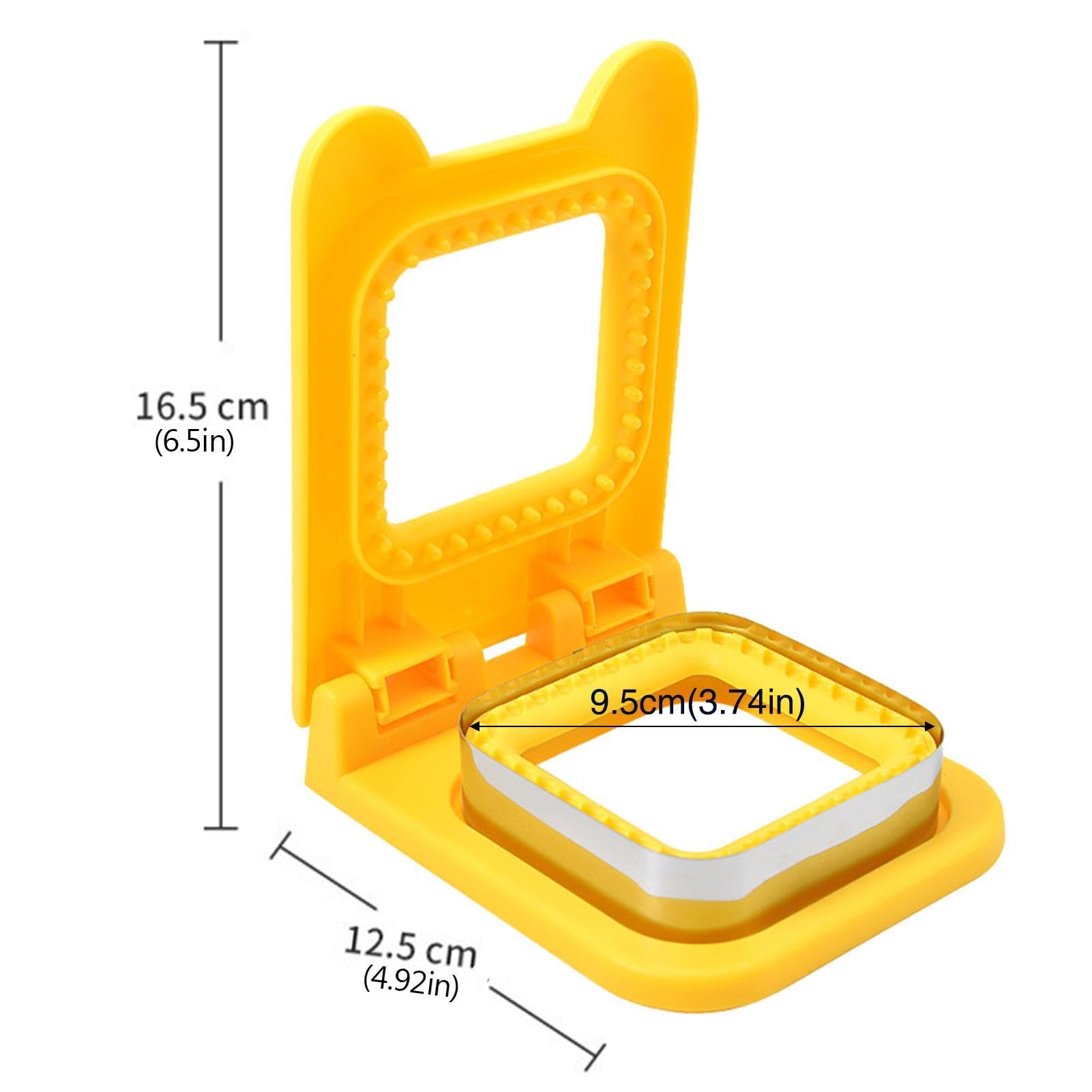 Décrouteur à Sandwich Au - Crêpière Aux Biscuits Coupe-Sandwich Carré En Forme D'accessoires De Boîte Lunch Pour Crêpes Biscuits, Fabricant Sandwichs Sandwich Cutter Scellant Des