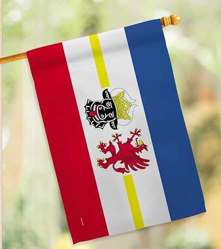 Miniatura 9 de Mecklenburg Western Pomerania House Flag - Regional Germany States Central Europe Territory Old History Country Particular Area - Banner Small