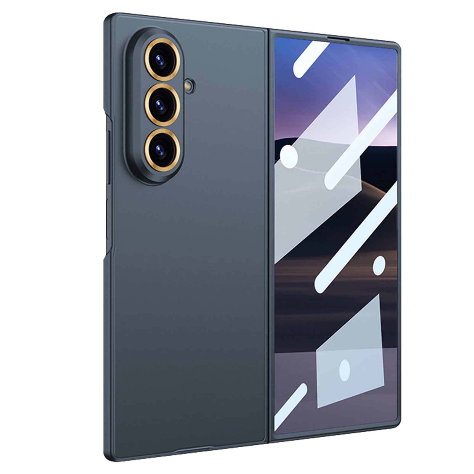 Matowe etui do Samsung Galaxy Z Fold 8 Ultra, ultracienkie i lekkie szkło hartowane folia ochronna na ekran osłona aparatu odporna na zarysowania powłoka odporna na odciski palców (zielona)