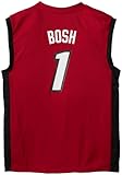 NBA Men's Miami Heat Chris Bosh Replica Player Alternate Road Jersey, Large, Red