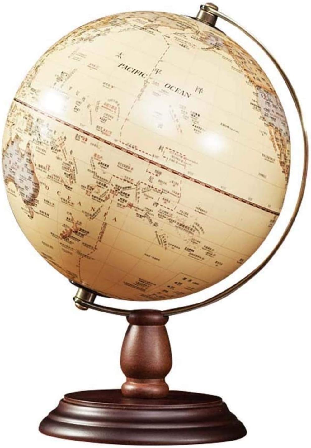 Retro Luminous Globe Craft Statue,Decoration Globe Model Office Desktop Decoration