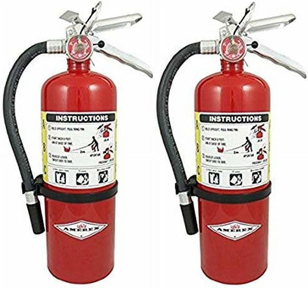 Amerex B500-5 Lb ABC Dry Chemical Portable Fire Extinguisher - 2 Pack