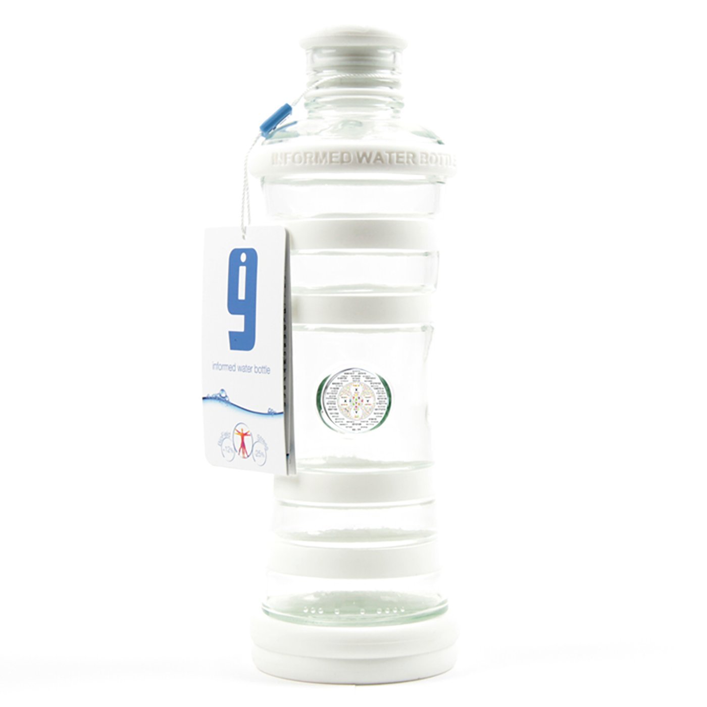 i9 Trinkflasche i9 Yogaflasche Weiß