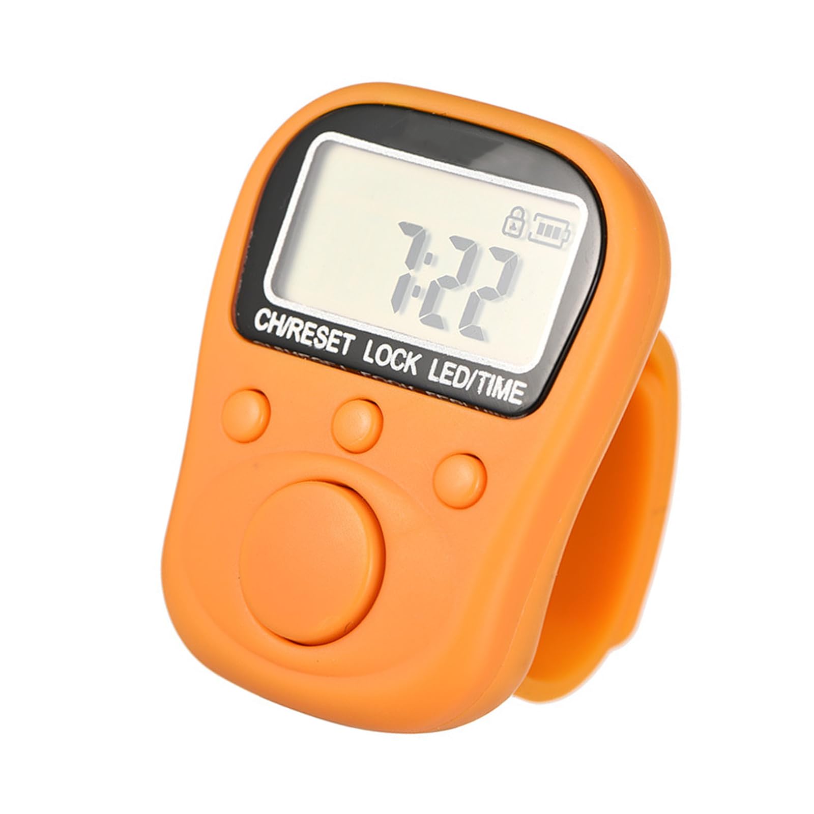 Channel LED Backlights Finger Counter Rechargeable Digital Display with Long Battery Lifespans for Workout and Exams Fitness Reps Trackers