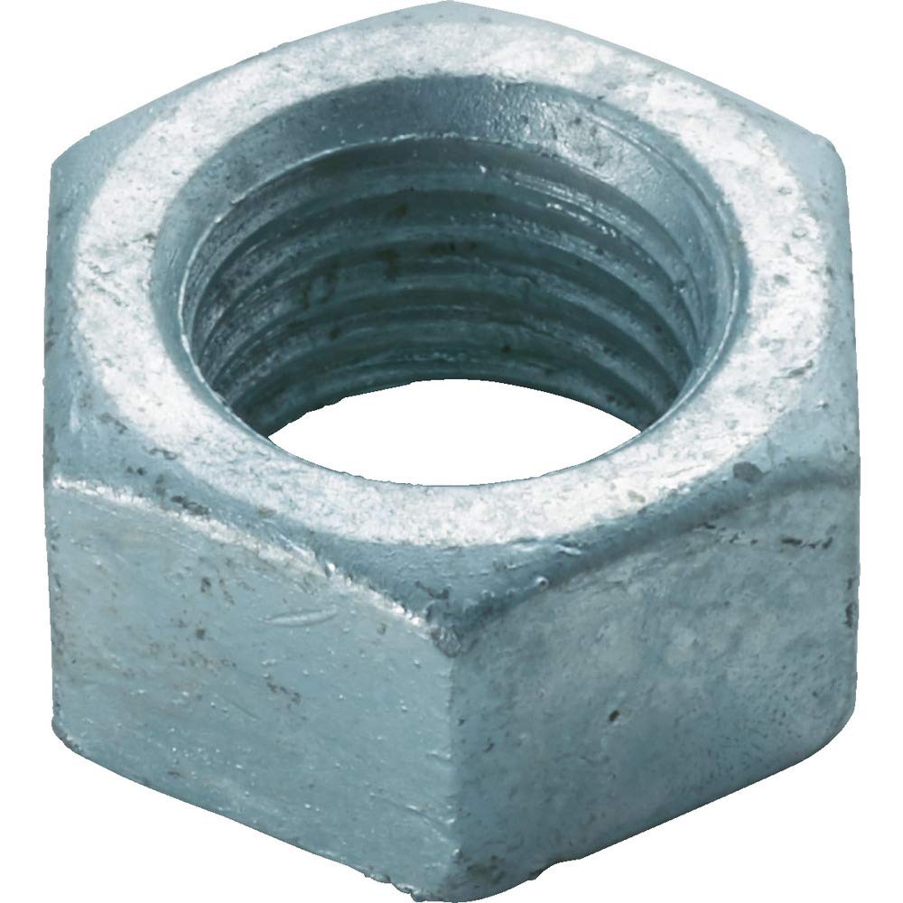TRUSCO B624-0518 Hex Nuts, Hot Dipped Galvanized, W5/8 x 11 Threads, Pack of 11