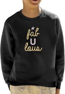 All+Every Strictly Come Dancing Fab U Lous Glitter Print Kid's Sweatshirt
