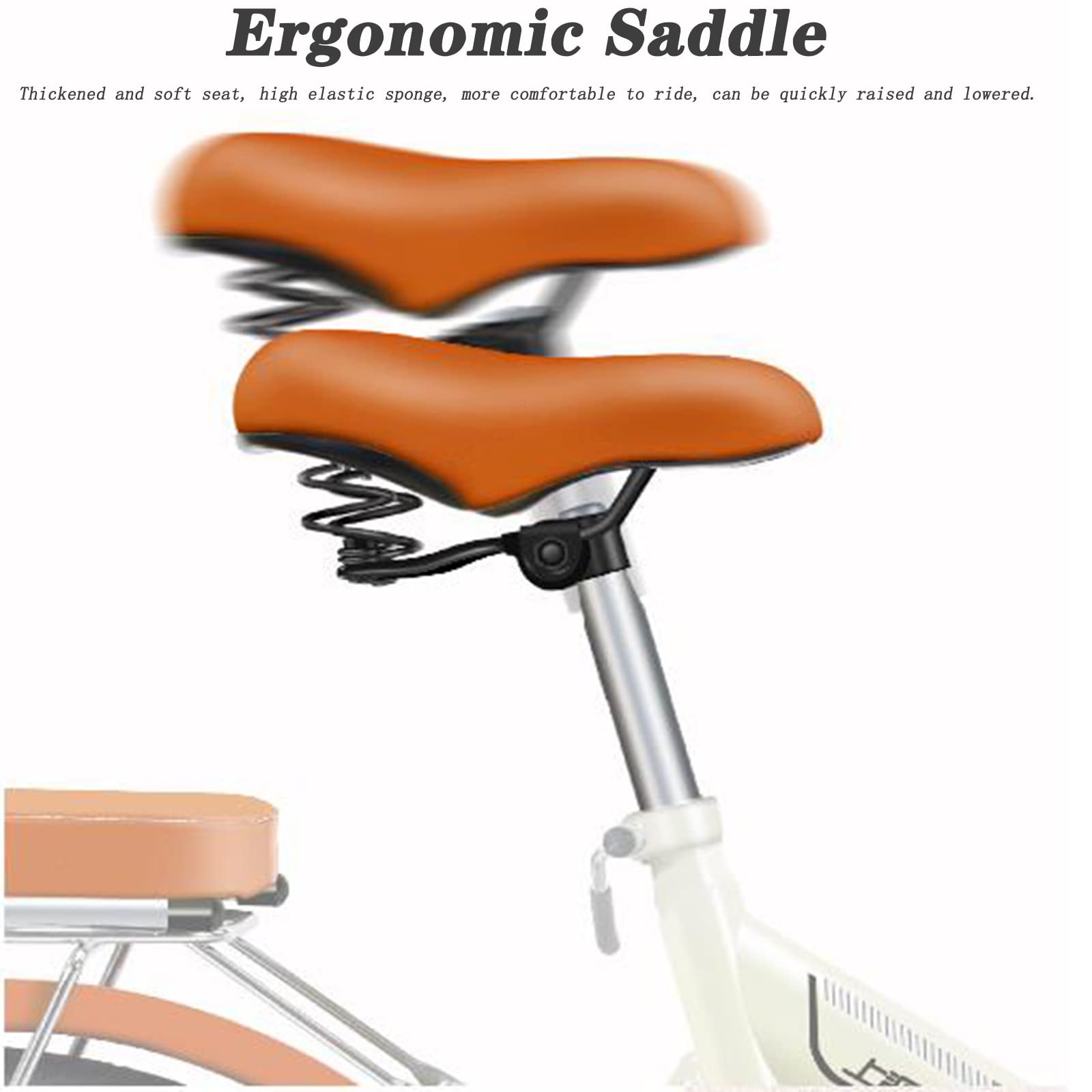 Amazon | 折りたたみ自転車、20インチ7速可変速折りたたみ自転車