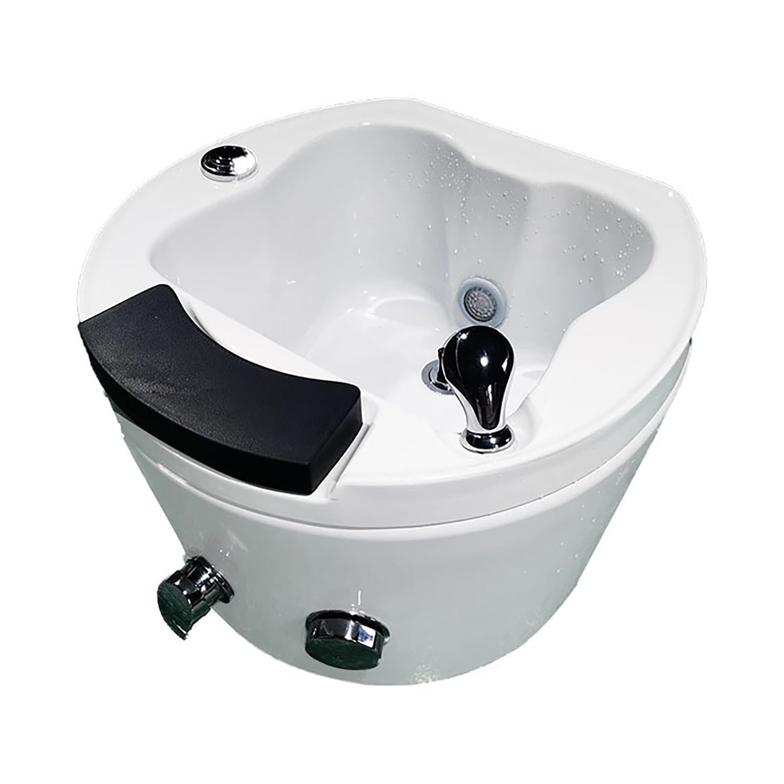 Akrylowa wanna stóp spa kąpiel stóp pedicure miska pedicure wanna spa z masażem kolorowa lampa i regulowana temperatura, dla stóp relaks stres